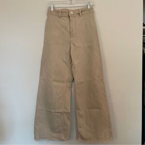 ZARA Marine Straight Jeans in Stone